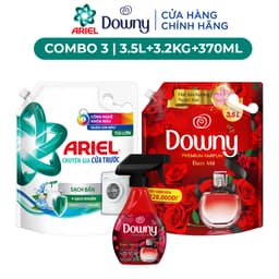 Thumbnail Combo 3 Nước Giặt ARIEL Downy Nắng Sớm 3.2KG, Nước Xả Vải DOWNY Đam Mê 3.5L & Xịt Vải DOWNY Đam Mê 370ml 1