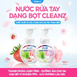 Thumbnail Nước rửa tay dạng bọt CleanZ làm sạch, diệt khuẩn, dưỡng ẩm cho da tay dung tích 300ml 1