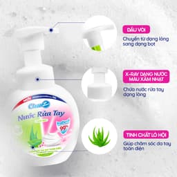 Thumbnail Nước rửa tay dạng bọt CleanZ làm sạch, diệt khuẩn, dưỡng ẩm cho da tay dung tích 300ml 4