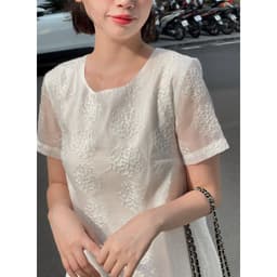 Thumbnail De Leah - Đầm Suông Tơ Thêu - Thời Trang Thiết Kế 2