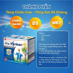 Thumbnail Cốm Tăng Chiều Cao Pre-Vipteen 2, Tăng Sức Đề Kháng Cho Trẻ Từ 6 Tháng Tuổi 3