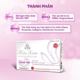 Thumbnail Viên Uống Tăng Nội Tiết Tố Nữ Kiều Xuân, Giảm Nám, Giảm Lão Hóa, Sáng Da (20V/ Hộp) 3