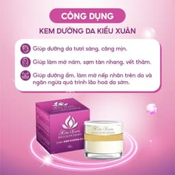 Thumbnail Kem Dưỡng Da Kiều Xuân Giúp Mờ Nám, Sáng Da, Mờ Nếp Nhăn Ngừa Lão Hoá Cho Da Tươi Trẻ Hộp 30G 2