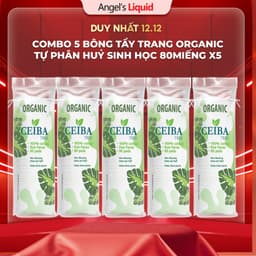 Thumbnail Combo 5 Bông Tẩy Trang Ceiba Tree Dành Cho Mọi Loại Da 80 miếng x5 1
