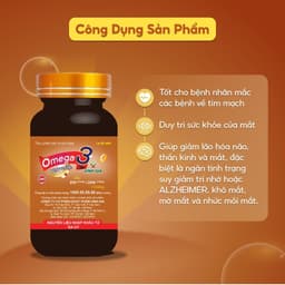 Thumbnail Omega 3 Vinh Gia 2 Giàu EPA Hơn, Giúp Tăng Cường Sức Khỏe Tim Mạch Cho Người Trung-Cao Tuổi (60v/H) 3