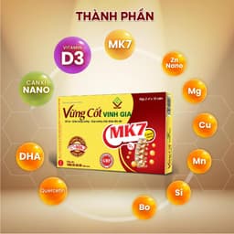 Thumbnail Viên Uống Bổ Sung Canxi Vững Cốt Vinh Gia Giúp Xương Chắc Khỏe Dẻo Dai, Giảm Loãng Xương (Hộp 20V) 2