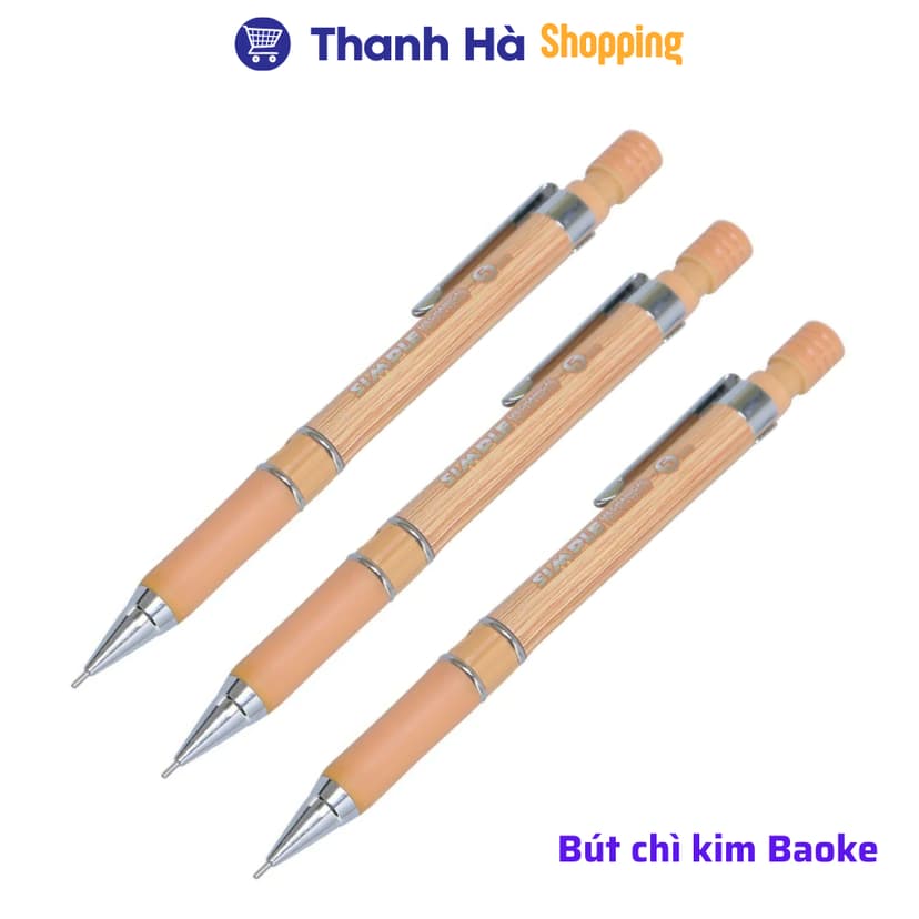 Ảnh Bút chì kim Baoke ZD107 0.5mm - ZD105 0.7mm, bút viết chì kim bấm cơ khí 2B 2