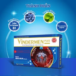 Thumbnail Viên Uống Giảm Tê Bì Chân Tay Vindermen Plus Vinh Gia Giúp Tăng Lưu Thông Máu, Đau Vai Gáy(30v/ Hộp) 3