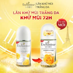 Thumbnail Lăn khử mùi Enchanteur trắng da / hương nước hoa Pháp tinh tế, không để lại vệt ố vàng 65ml 4
