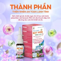 Thumbnail Thảo Dược Xịt Mũi Vinh Gia B Giúp Giảm Viêm Mũi, Viêm Xoang, Sổ Mũi (Dành Cho Trẻ Em & Người Lớn) 2