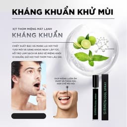 Thumbnail Xịt thơm miệng SIRMEN Europe Mint Cool Spray vị bạc hà thơm mát tự nhiên, công nghệ EU-Nano kéo dài 180 phút chai 10ml 2