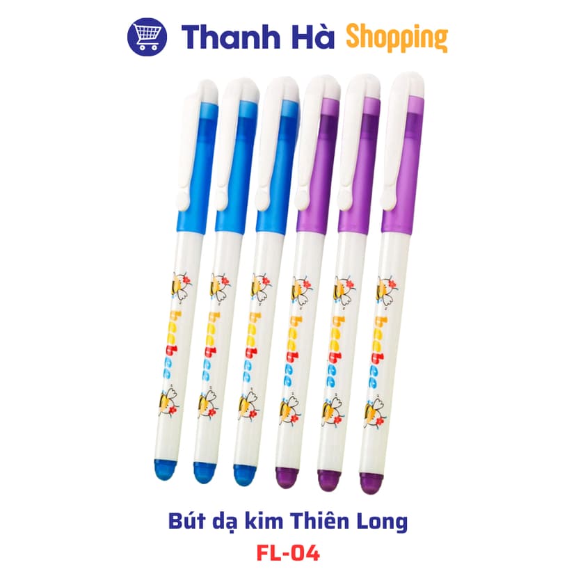 Ảnh Bút dạ kim Thiên Long Bebe FL-04 màu tím 1