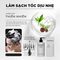 Thumbnail Giftbox combo 5 LONDON EYES SIRMEN Sữa tắm nam - Dầu gội nam - Dung dịch vệ sinh nam - Sữa rửa mặt nam và Son dưỡng nam 4