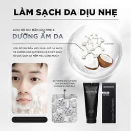 Thumbnail Sữa rửa mặt nam 2 in 1 nguyên liệu châu Âu SIRMEN Europe Gentlemen cao cấp 100g chiết xuất tự nhiên công nghệ EU-Nano 3