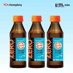 Thumbnail Nước giải khát Zero Sparkling KWANGDONG có ga bổ sung vitamin C không calo Hàn Quốc chai150ml 2