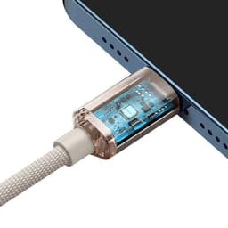 Thumbnail Cáp sạc nhanh 20W Baseus Crystal Shine Dây dù PD20W chống đứt gãy cho Phone 13 14 12 11... 3