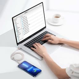 Thumbnail Cáp sạc nhanh 20W Baseus Crystal Shine Dây dù PD20W chống đứt gãy cho Phone 13 14 12 11... 2