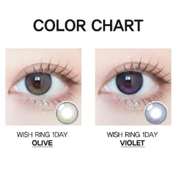 Thumbnail Lens Mắt Ombre Loang Xanh Tím Ann365 Dùng 1 Ngày Cận Loạn (1 Chiếc) 3