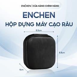Thumbnail Hộp đựng máy cạo râu Enchen mini - chất liệu EVA - 8.5 x 8.8 x 4cm - Nâu, Đen 1