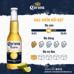 Thumbnail Combo 2 Thùng Bia Corona-Extra nhập khẩu thùng 24 chai (250ml/chai) 1
