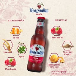 Thumbnail Bia Hoegaarden rosée thùng 24 chai (248ml/chai) 3
