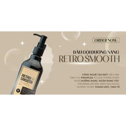 Thumbnail Dầu gội dưỡng nang tóc Retro Smooth công nghệ bio active giảm rụng mềm mượt tóc vyvyhaircare V 280ml 4