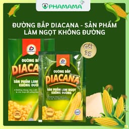 Thumbnail Đường Ăn Kiêng Diacana khuyên dùng cho người tiểu đường, người đang ăn kiêng (hộp 50 gói) 3
