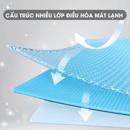 Thumbnail Vỏ Gối Nằm Cao Su Non Tencel Áo Gối Điều Hoà Siêu Mát Lạnh Mùa Hè Bao Gối Bền Đẹp Mền Mịn Êm Chất Liệu cao cấp 50x70cm 3
