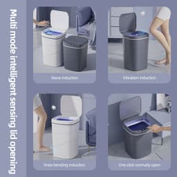 Thumbnail Thùng Rác Thông Minh Padabanic 14L Sạc Tích Điện Cảm Ứng Tự Động Đóng Mở Nắp 2