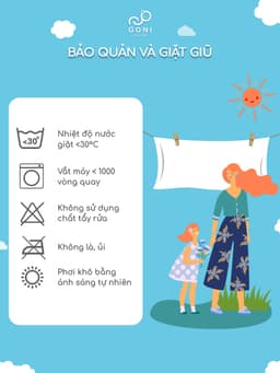 Thumbnail Vỏ Gối Nằm Goni , Áo Gối Nằm Đủ Màu, Kích thước 50 x 70cm 3