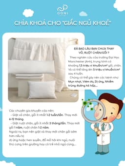 Thumbnail Vỏ Gối Nằm Goni , Áo Gối Nằm Đủ Màu, Kích thước 50 x 70cm 4