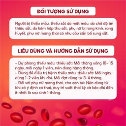Thumbnail Viên Uống Bổ Sung Sắt Không Lo Táo Bón - Sắt Hữu Cơ Vinh Gia Giảm Thiếu Máu (Dùng Cho Mọi Lứa Tuổi) 4
