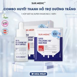 Thumbnail Bộ Đôi Tinh Chất Hỗ Trợ Dưỡng Trắng Và Hỗ Trợ Chống Lão Hoá Da SUR.MEDIC Super Glutathione Bright 32ml 1