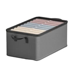 Thumbnail Hộp bảo quản quần áo có viền màu nude, màu xám, có hai size nhỏ, lớn| Index Living Mall | Nội thất Thái Lan 1