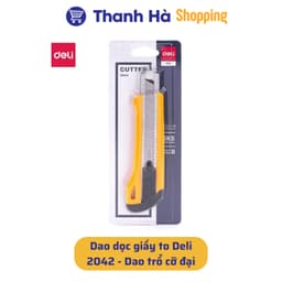 Thumbnail Dao rọc giấy to Deli 2042 và Lưỡi dao rọc giấy to Deli 2011.png 1
