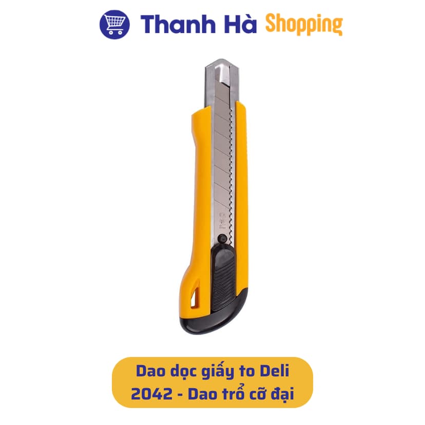 Ảnh Dao rọc giấy to Deli 2042 và Lưỡi dao rọc giấy to Deli 2011.png 2