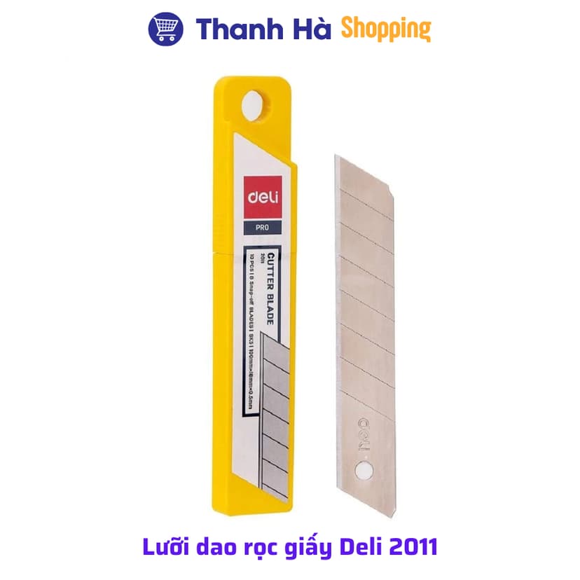 Ảnh Dao rọc giấy to Deli 2042 và Lưỡi dao rọc giấy to Deli 2011.png 4