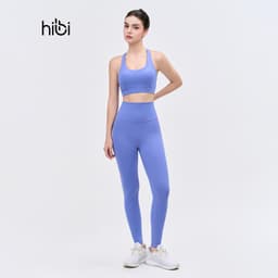 Thumbnail Set Đồ Tập Yoga Gym Hibi Sports H161 Kiểu 4 Dây Đan Nơ Cổ Tròn, Kèm Mút Ngực 2