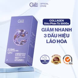 Thumbnail Nước Uống Collagen Gilaa Siêu Phân Tử 300da Kết Hợp Saffron Trẻ Hóa Trắng Khỏe Da (20g x 15 Gói) 1