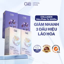 Thumbnail Combo 4 Hộp Nước Uống Collagen Gilaa Siêu Phân Tử 300da Trẻ Hóa (20g X 60 Gói) 2