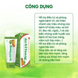 Thumbnail Gel Cải Thiện Trĩ Nội, Ngoại, Táo Bón An Trĩ Vương Gel, Giảm Nứt Kẽ Hậu Môn, Ngừa Viêm Nhiễm (20g/H) 4