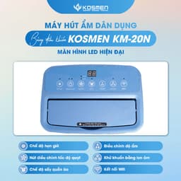 Thumbnail Máy Hút Ẩm Dân Dụng Kosmen KM-20N - Thích Hợp Không Gian 80m2 - Hàng Chính Hãng Bảo Hành 24 Tháng 3