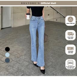 Thumbnail BBSTORE’S Quần Jean Ống Loe Tôn Dáng - BBQ1671S 1