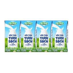 Thumbnail NutiMilk Sữa Tươi Tươi Sạch Ít Đường Hộp 110ml Thùng 24 Hộp (110ml x 24 hộp) 1