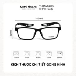 Thumbnail Gọng kính thể thao nâng cấp KAMI NACHI chuyên dụng cho người chơi thể thao, đá banh, bóng rổ 1