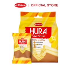 Thumbnail Bánh Hura Sandwich Chà Bông Bibica 90g - Bánh ăn sáng dinh dưỡng siêu ngon & tiện lợi 1