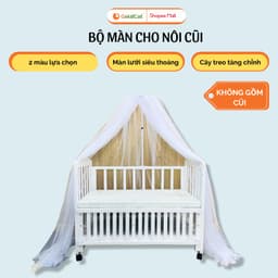 Thumbnail Màn Cũi Cho Bé GOLDCAT Và Cây Treo, Mắt Lưới Thoáng Khí Chống Muỗi Và Trùng,Khung Treo Tăng Chỉnh Độ Cao Thông Minh 1