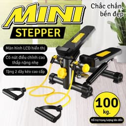 Thumbnail KOL - BG Máy chạy bộ thể dục tại nhà STEPPER - TẶNG KÈM DÂY KÉO - Nâng cao sức khỏe - Yellow 1