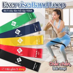 Thumbnail KOL - BG Bộ 5 Dây đàn hồi kháng lực đa năng cao cấp tập Gym/Yoga 1