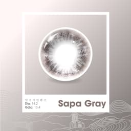 Thumbnail Lens cận xám đậm giãn nhẹ cho mắt thở Sapa Gray Vivimoon (Giá 01 đôi) 3